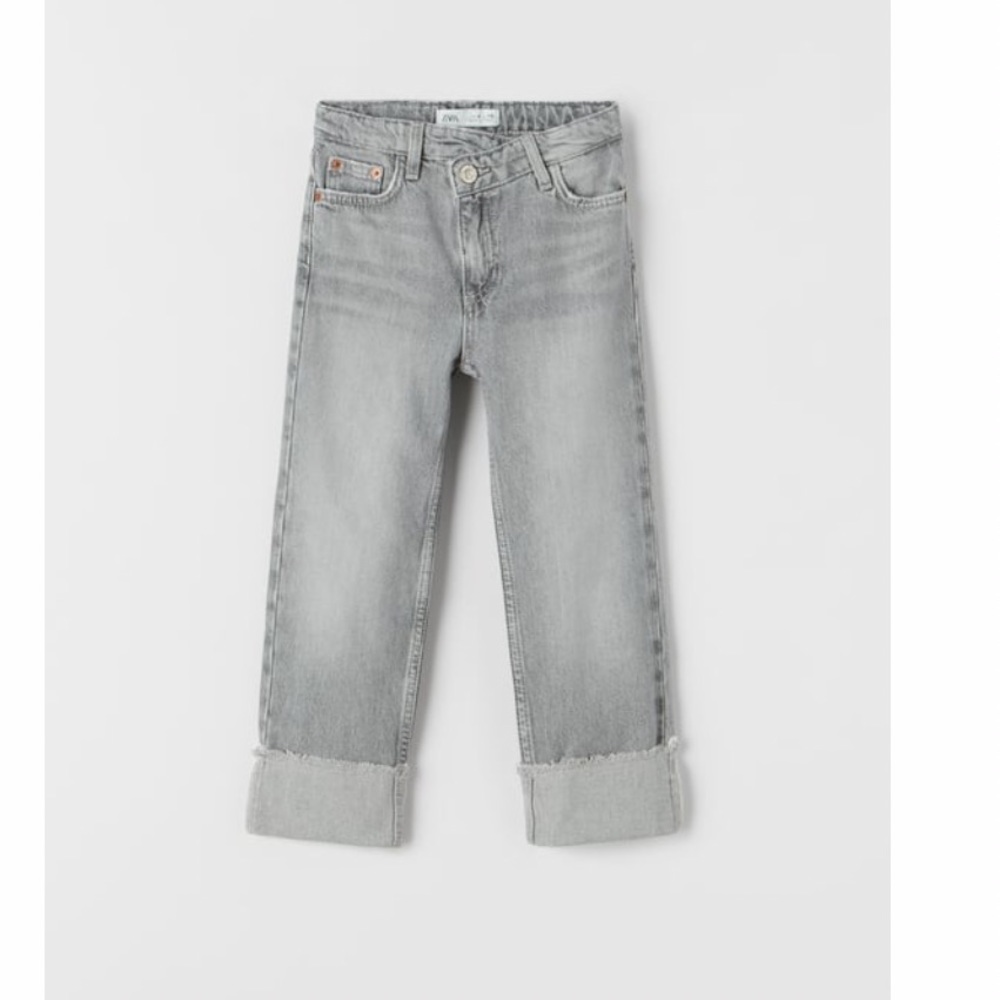 Zara Kids Turned Up Crossover Jeans